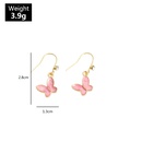 fashion jewelry new candy color dripping butterfly earrings temperament butterfly earrings wholesale nihaojewelry NHNZ218908picture38