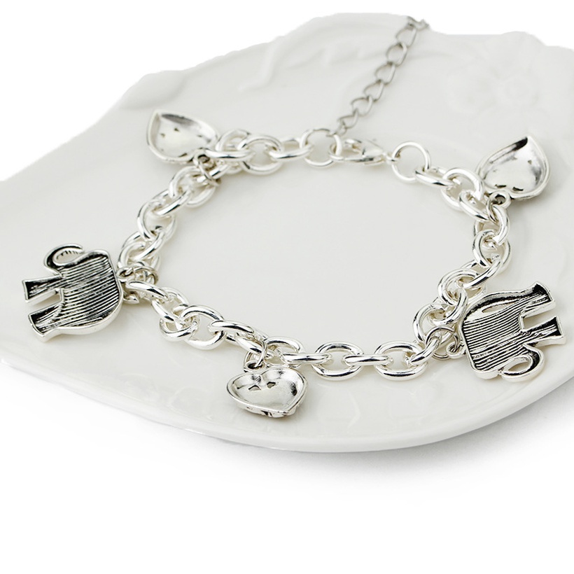 Bijoux Fantaisie Bracelets | Bracelet De Mode Femmes Rtro Sculpt Amour Lphant Pendentif Bracelet Bracelet De Cheville Dames Bijoux En Gros Nihaojewelry - PC45679