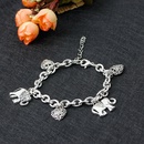 fashion bracelet women retro carved love elephant pendant bracelet anklet ladies jewelry wholesale nihaojewelrypicture12