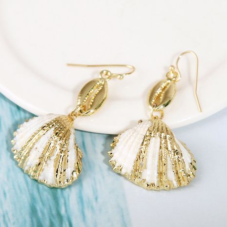 fashion natural shell earrings bohemian geometric earrings jewelry wholesale nihaojewelry's discount tags
