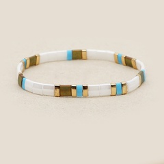 summer simple and stylish beach bohemian bracelet tila beaded shell couple lovers wholesale nihaojewelry