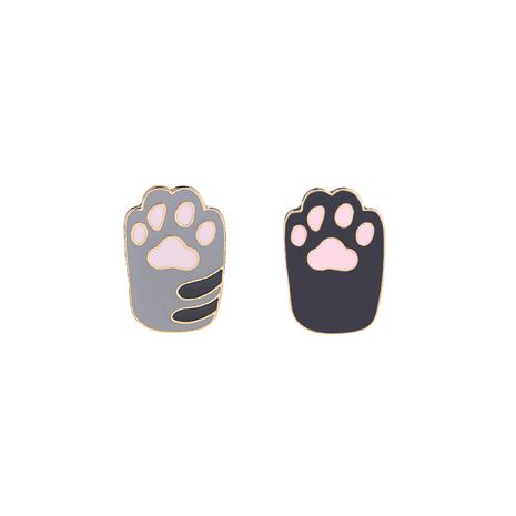 explosion brooch cartoon cute cat paw clothing accessories wild bag brooch accessories hot sale wholesale nihaojewelry's discount tags