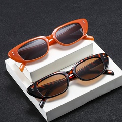 new trend meter nail narrow frame sunglasses hip-hop catwalk metal hinge mesh red sunglasses wholesale nihaojewelry