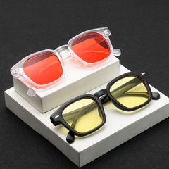 Rice nail sunglasses irregular ocean film sunglasses new wave sunglasses metal hinge wholesale nihaojewelry