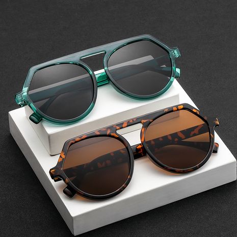 new korean fashion sunglasses tide big frame round sunglasses anti-UV glasses wholesale nihaojewelry's discount tags