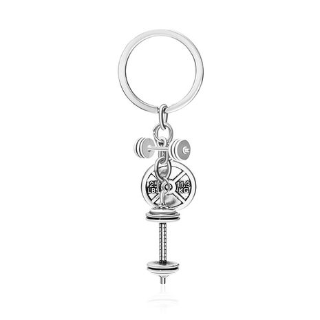 explosion key chain personality fitness master series barbell dumbbell dumbbell key chain small pendant accessories wholesale nihaojewelry's discount tags