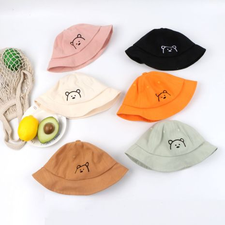 Children's fisherman hat thin section Japanese Harajuku style boys and girls hat cartoon printing baby hat basin hat wholesale nihaojewelry's discount tags