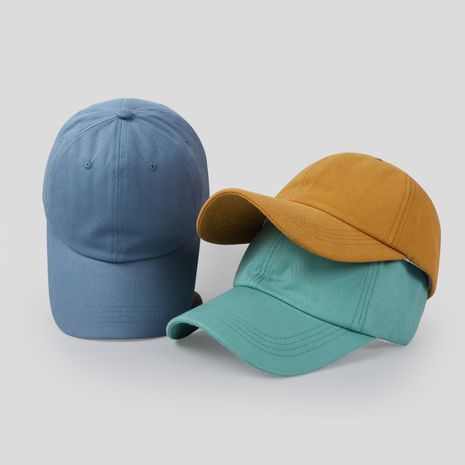 Sombrero marea verano coreano moda gorra estudiante color sólido señoras marea marca gorra de béisbol al por mayor nihaojewelry's discount tags
