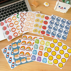rainbow bear student Japanese cute hand account decorative sticker mobile phone shell wall DIY sealing sticker wholesale nihaojewelry