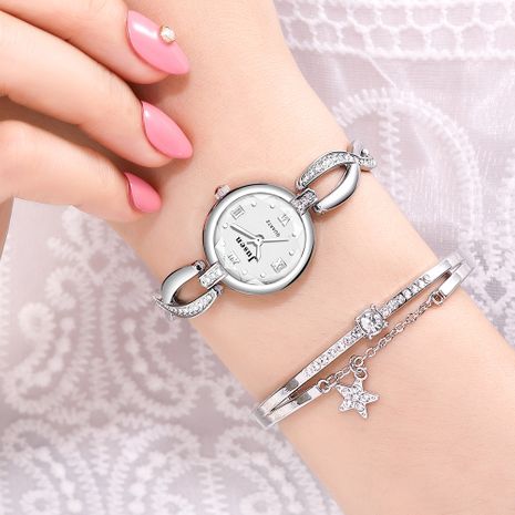 Sweet and Small Fine Bracelet Ladies Watch Fashion Diamond-cut Water Cut Face Bright Student Bracelet wholesale nihaojewelry's discount tags