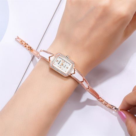 Trend diamond-set ladies steel belt bracelet watch temperament wild quartz student hand watch fashion watch wholesale nihaojewelry's discount tags