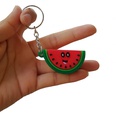 girl heart simulation 3D avocado keychain schoolbag coin purse PVC soft toy pendant special offer wholesale nihaojewelrypicture16