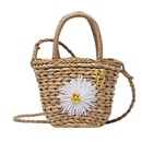 Small daisy handwoven embroidery bag summer new corn fur woven bag portable messenger small bag  wholesale nihaojewelry NHGA220915picture33