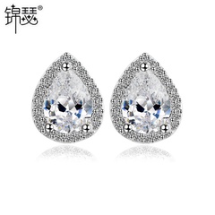 Fashion water drop earrings AAA zircon earrings exquisite nihaojewelry wholesale bridal earrings