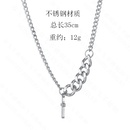 Korea Ins Nischen design Mode Retro Kreuz Halskette Titan Stahl einfache kurze HipHop Halskette Schlsselbein kettepicture8