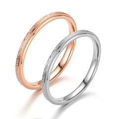 New 2mm ultra-fine step pearl sand ring yiwu nihaojewelry wholesale fashion jewelry