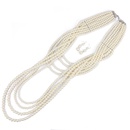 Nuevo conjunto de collar de perlas de mltiples capas exageradas suter largo pendientes de collar para mujer nihaojewelry al por mayorpicture11