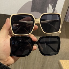 Square large frame street shot sunglasses new retro sunglasses trend sunglasses nihaojewelry wholesale