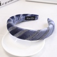 Korean fashion new simple gold velvet fabric bronzing stripe hair band wholesale nihaojewelrypicture25
