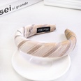 Korean fashion new simple gold velvet fabric bronzing stripe hair band wholesale nihaojewelrypicture26