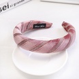 Korean fashion new simple gold velvet fabric bronzing stripe hair band wholesale nihaojewelrypicture27