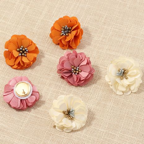 fashion jewelry temperament fabric petal earrings celebrity style wild flower earrings wholesale nihaojewelry's discount tags