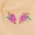 S925 Silver Needle Earrings Summer New Purple Simple Flower Earrings wholesale nihaojewelrypicture20