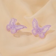 S925 Silver Needle Earrings Summer New Purple Simple Flower Earrings wholesale nihaojewelrypicture23