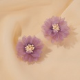S925 Silver Needle Earrings Summer New Purple Simple Flower Earrings wholesale nihaojewelrypicture52