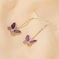 S925 Silver Needle Earrings Summer New Purple Simple Flower Earrings wholesale nihaojewelrypicture31