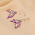S925 Silver Needle Earrings Summer New Purple Simple Flower Earrings wholesale nihaojewelrypicture53