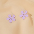 S925 Silver Needle Earrings Summer New Purple Simple Flower Earrings wholesale nihaojewelrypicture34