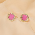 S925 Silver Needle Earrings Summer New Purple Simple Flower Earrings wholesale nihaojewelrypicture38