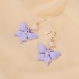 S925 Silver Needle Earrings Summer New Purple Simple Flower Earrings wholesale nihaojewelrypicture43