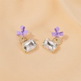 S925 Silver Needle Earrings Summer New Purple Simple Flower Earrings wholesale nihaojewelrypicture47