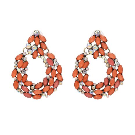 fashion earrings exaggerated geometric earrings diamond personalized retro earrings jewelry wholesale nihaojewelry's discount tags