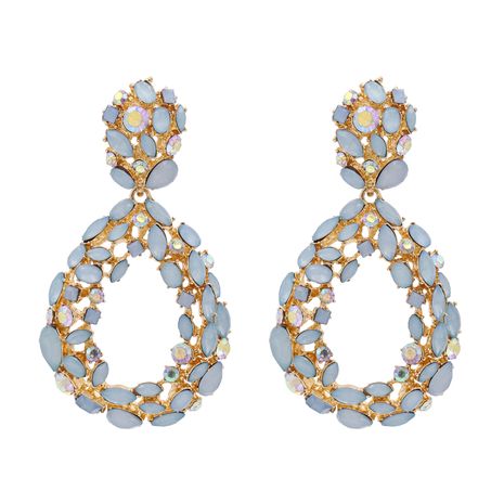 fashion earrings exaggerated geometric water drop earrings diamond personalized retro earrings jewelry wholesale nihaojewelry's discount tags