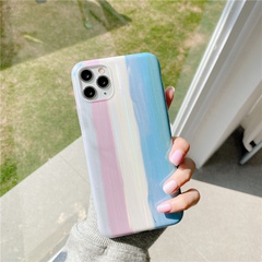 Personalized laser colorful Auroramobile phone case for Promax/XR/SE2/XS wholesale nihaojewelry