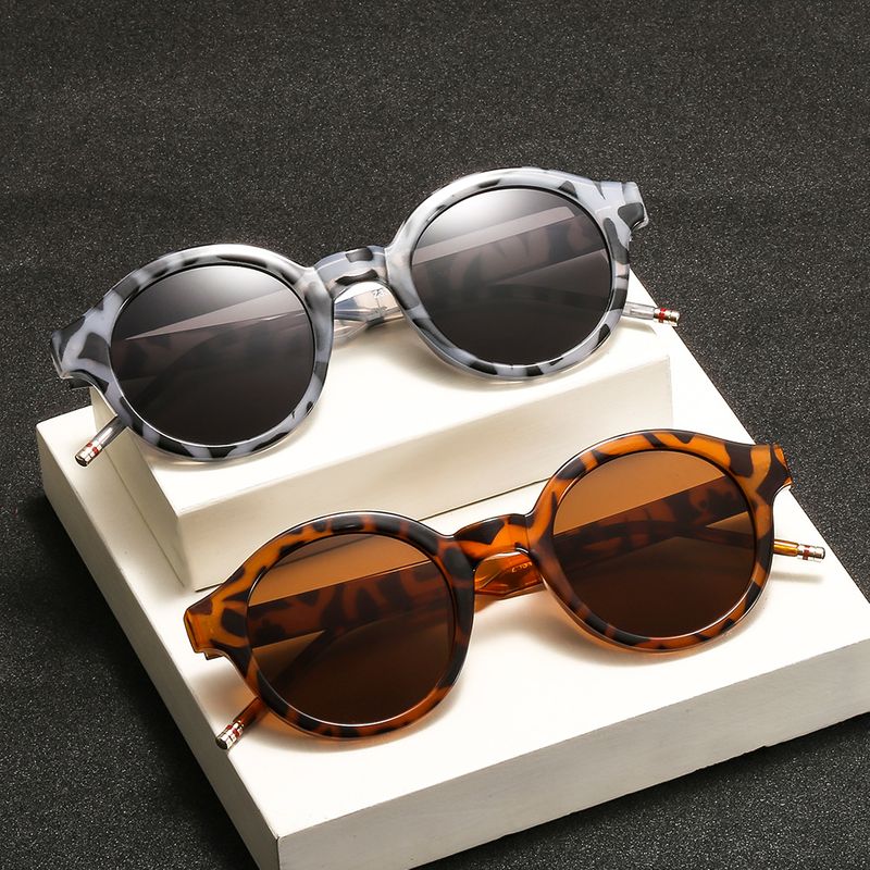 retro rice nail sunglasses round frame new catwalk glasses trend UV protection sunglasses wholesale nihaojewelry