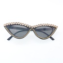 Gafas de sol de diamantes de imitacin de moda coreana Proteccin UV Gafas de sol de cristal de mujer Shijia con gafas de ojo de gato de diamantes al por mayor nihaojewelrypicture11