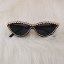 Gafas de sol de diamantes de imitacin de moda coreana Proteccin UV Gafas de sol de cristal de mujer Shijia con gafas de ojo de gato de diamantes al por mayor nihaojewelrypicture12