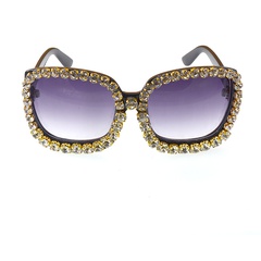 exaggerated modern retro charming elegant cat eyes diamond sunglasses stage crystal sunglasses wholesale nihaojewelry