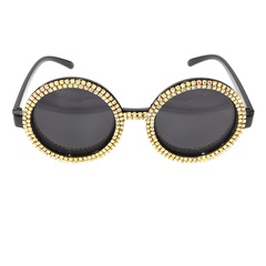 Nueva moda personalizada diamante gafas de sol a prueba de viento gafas de sol mujeres al por mayor nihaojewelry