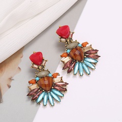 retro geometric earrings hanging pearl earrings exaggerated earrings simple ear jewelry wholesale nihaojewelry