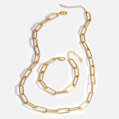 accessoires de mode hip-hop HIPHOP chaîne cubaine collier en or ras du cou chaîne épaisse collier en gros nihaojewelry