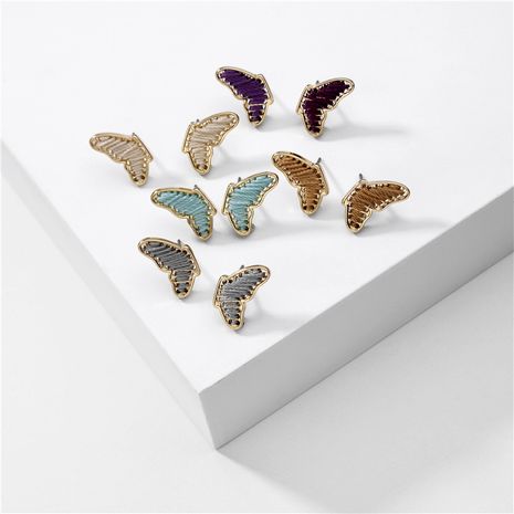 fashion jewelry explosion models butterfly earrings wrapped wire wings earrings wholesale nihaojewelry's discount tags