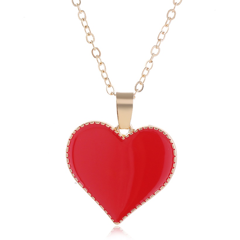 Bijoux Fantaisie Colliers | Mode Corenne Douce Couleur Contraste Amour Collier En Gros Nihaojewelry - IJ29255