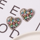 exagr couleur diamant boucles doreilles personnalit en forme de coeur cristal boucles doreilles en gros nihaojewelry NHJJ226643picture11