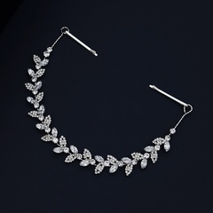 Korean high-quality zircon headband handmade crystal hair band wedding head jewelry wholesale nihaojewelry
