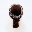 Korean bride headdress highend custom handmade round headband handmade pearl styling hair accessories wholesale nihaojewelrypicture9